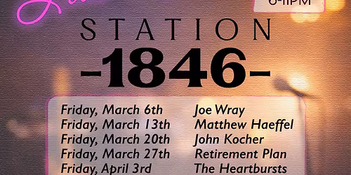 Live Music - Sarah Day - Station 1846