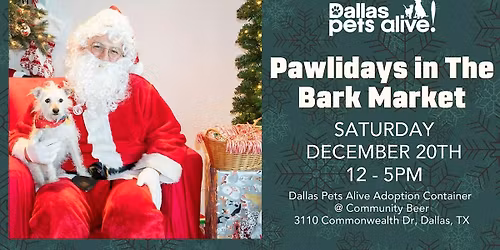 Pawlidays in the Bark, Vendor Market