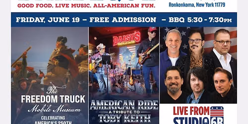 AMERICAN RIDE A Tribute To Toby Keith  @ The America First Warehouse  All- American BBQ & more...