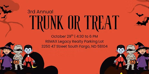 3rd Annual Trunk or Treat at RE\/MAX Legacy Realty