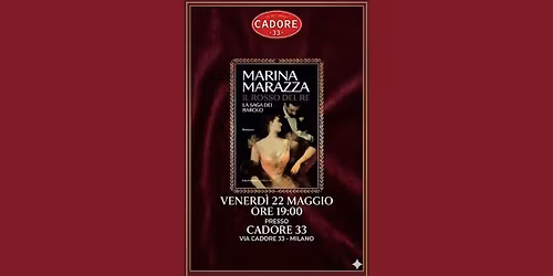 Presentazione de "Il rosso del re" di Marina Marazza
