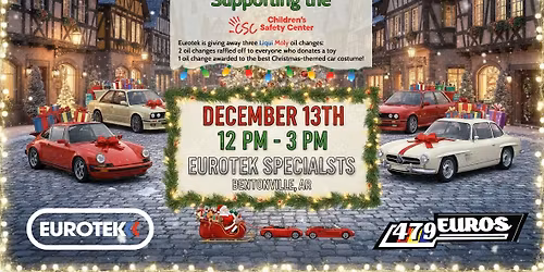 Eurotek x 479 Euros Christmas Toy Drive