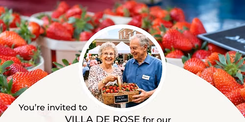 Strawberry Social at Villa De Rose Retirement Residence