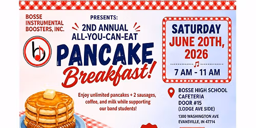 Bosse Instrumental Boosters 2nd Annual All-You-Can-Eat Pancake Breakfast