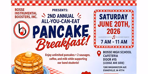 Bosse Instrumental Boosters 2nd Annual All-You-Can-Eat Pancake Breakfast