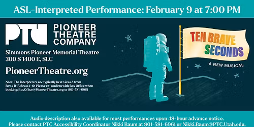 ASL Performance: TEN BRAVE SECONDS - Monday, Feb 9th