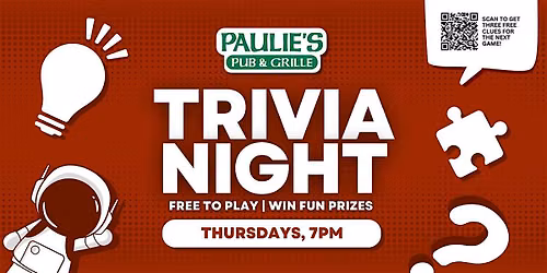 Aurora Trivia Night | Paulie's Pub & Grille