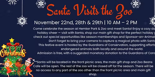 Santa Visits the Zoo