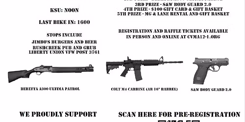 CVMA\u00ae 12-1 19th Annual Charity Ride