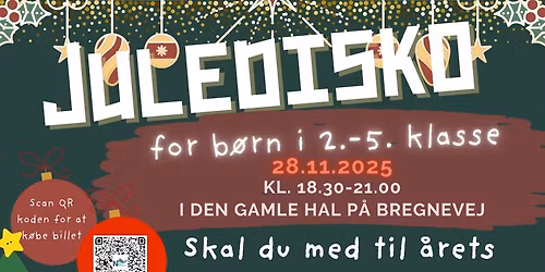 Juledisko for b\u00f8rn i 2.-5. klasse