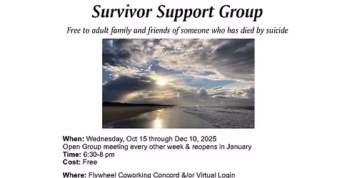 Hybrid Suicide Loss Survivor Support Group
