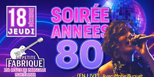 SOIRE\u0301E ANNE\u0301ES 80 \ud83e\udea9 | La Petite FABrique