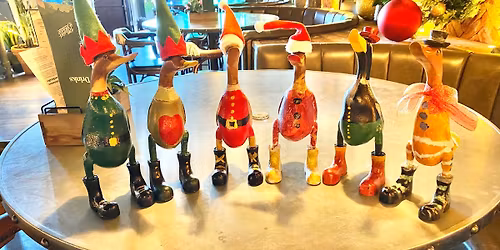 CHRISTMAS Wooden Painted Ducks Workshop