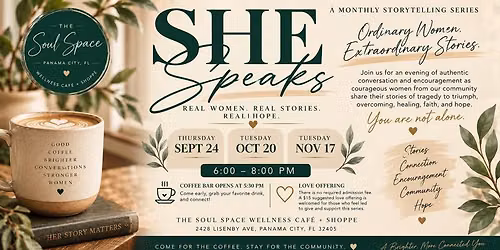 SHE SPEAKS | Real Women. Real Stories. Real Hope.