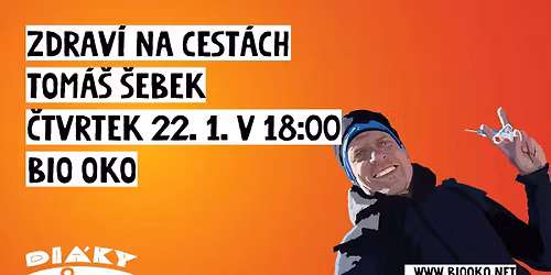 Tom\u00e1\u0161 \u0160ebek: Zdrav\u00ed na cest\u00e1ch | Di\u00e1ky