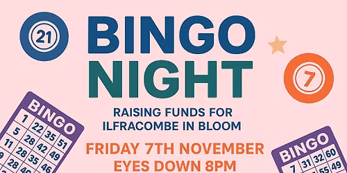 Fundraiser Bingo for Ilfracombe In Bloom @ Old Station Inn