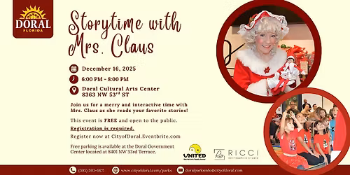 Storytime with Mrs. Claus