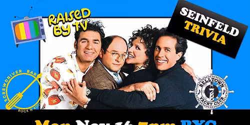 SEINFELD Trivia  @ The Belltown Yacht Club!