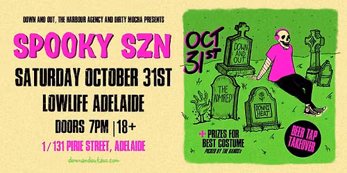 Down And Out Adelaide Halloween Spooktacular Extravaganza