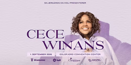 CeCe Winans kommer til Norge!