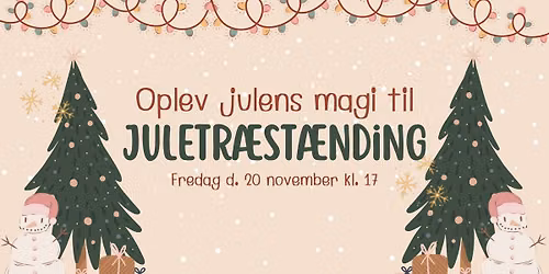 Juletr\u00e6st\u00e6nding i Langeskov Centret