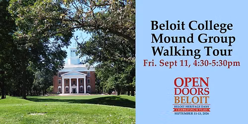Beloit College Mound Group Walking Tour