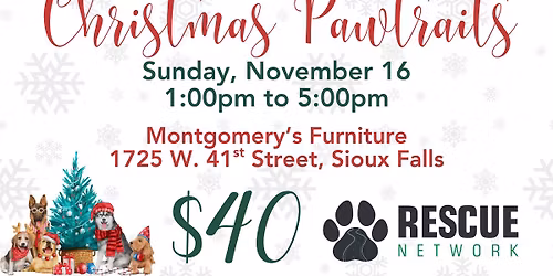 Rescue Network Christmas Pawtraits 2025