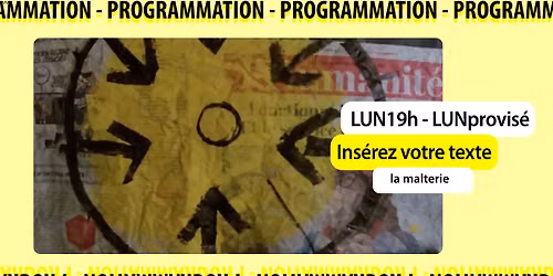LUN19h | LUNprovis\u00e9 - Ins\u00e9rez votre texte