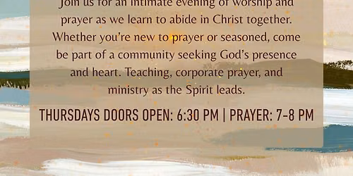 The Vine- Worship and Prayer Night