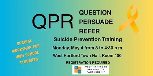 Question, Persuade, Refer: Suicide Prevention Training