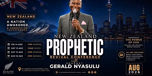 New Zealand Prophetic Revival Conference
