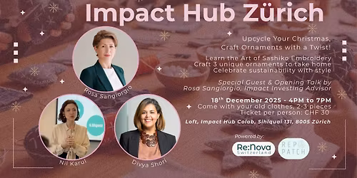 Upcycled Christmas Ornaments Workshop