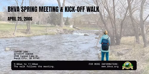 BHVA Spring Meeting and Kick-off Walk