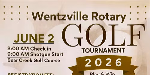 Annual Wentzville Rotary Charity Golf Tournament