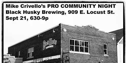 Mike Crivello's Cameras PRO COMMUNITY NIGHT, Sept 21, 630-9p