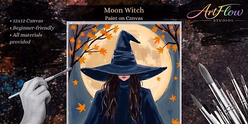 Moon Witch | $29 | Paint Party (Quad Cities \u2013 Bettendorf, IA)