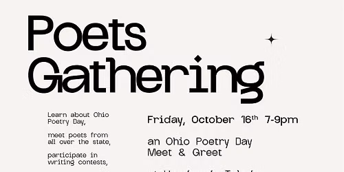Poets Gathering - an Ohio Poetry Day Meet & Greet