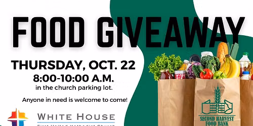Free Food Giveaway with Second Harvest Food Bank