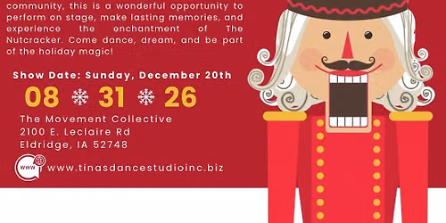 \u2744\ufe0f 2026 NUTCRACKER AUDITIONS \u2744\ufe0f