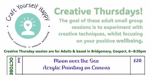Creative Thursdays! (For grown ups) 