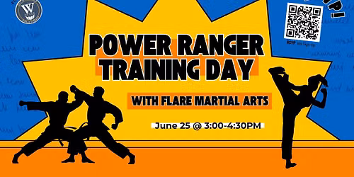 Power Ranger Training Day with Flare Martial Arts