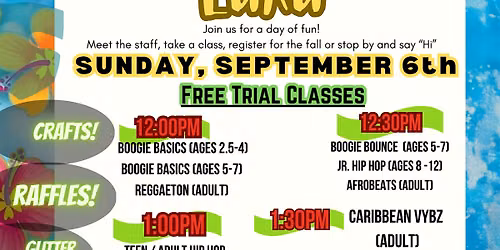 FREE TRIAL DANCE CLASSES (CHILDREN & ADULTS)
