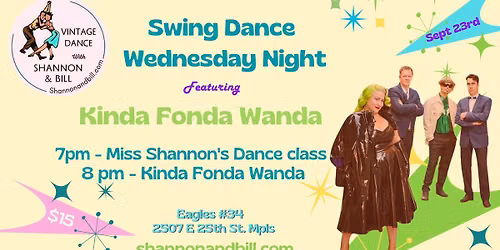 Kinda Fonda Wanda at Swing Dance Wednesday Night 9\/23