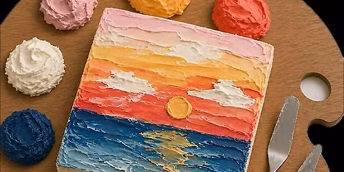 May 23- Pallet Knife Beachy Cake