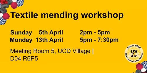 Queer Shed dlr: Sewing, Darning, and Clothing Repair