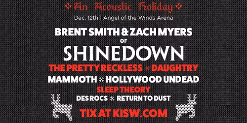 Unwrapped: An Acoustic Holiday - Brent and Zach of Shinedown  Daughtry  The Pretty Reckless & Hollywood Undead