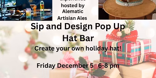 Pop Up Hat Bar-Design, Create, Sip