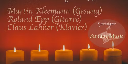 Kleemann -Candlelight-Konzert - Spezialgast: SundayMusic