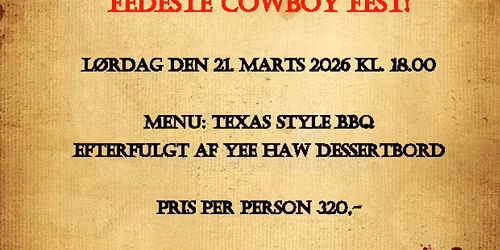 Cowboy Fest \ud83e\udd20