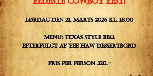 Cowboy Fest \ud83e\udd20